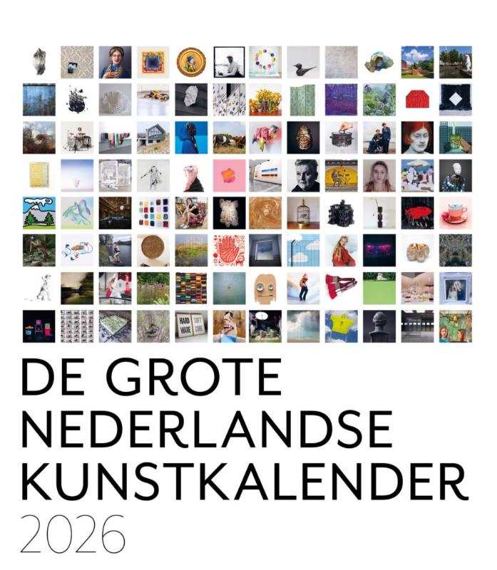 Omslag van De Grote Nederlandse Kunstkalender 2026