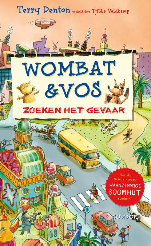 Omslag van Wombat & Vos zoeken het gevaar