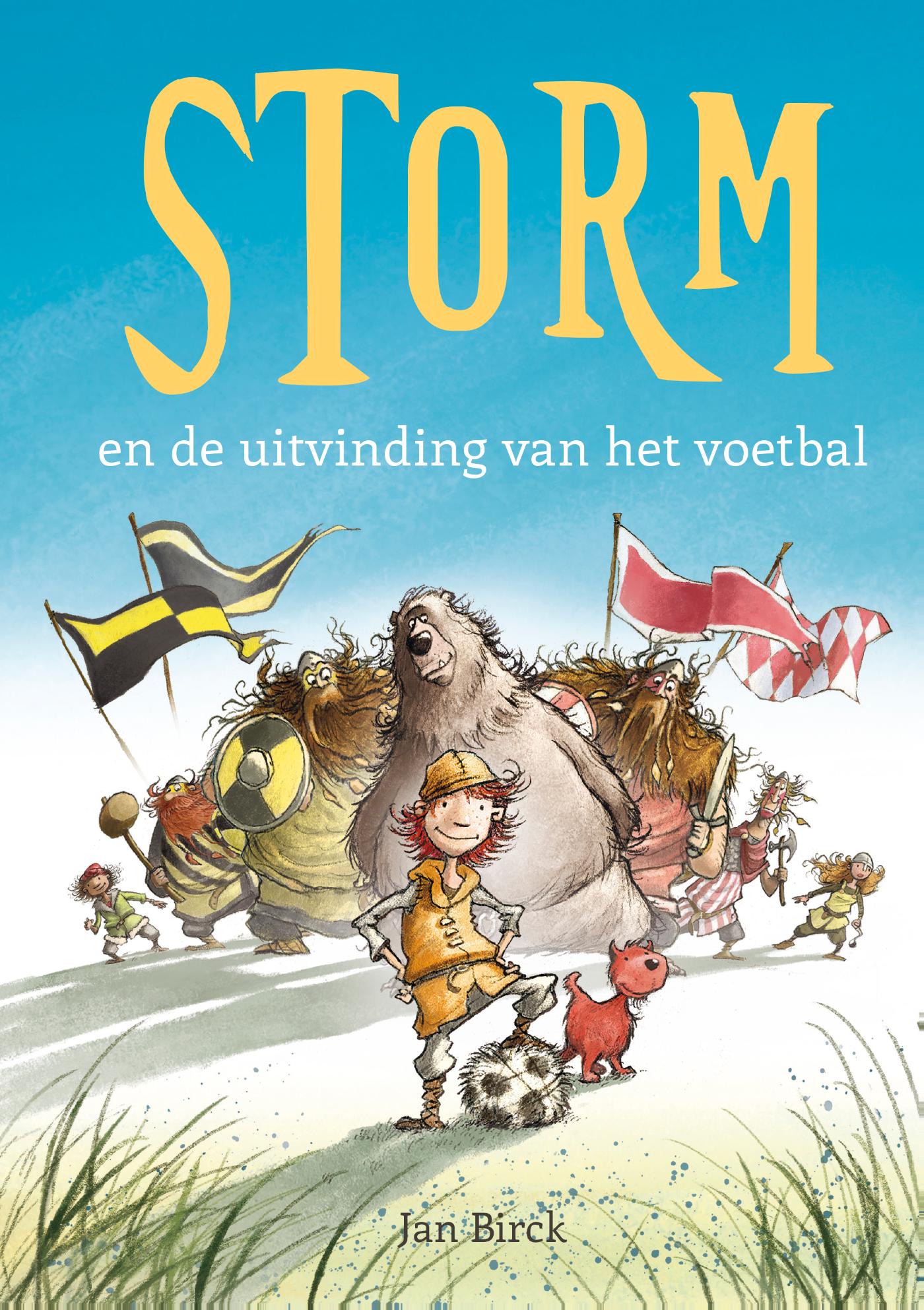 Omslag van Storm en de uitvinding van het voetbal