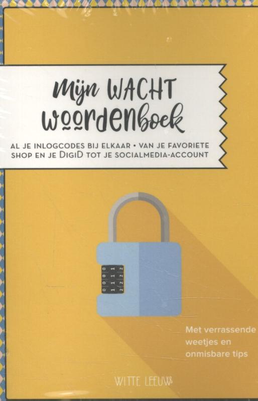 Omslag van Mijn wachtwoordenboek 10 ex