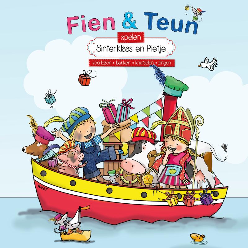 Omslag van Fien & Teun spelen Sinterklaas en Pietje