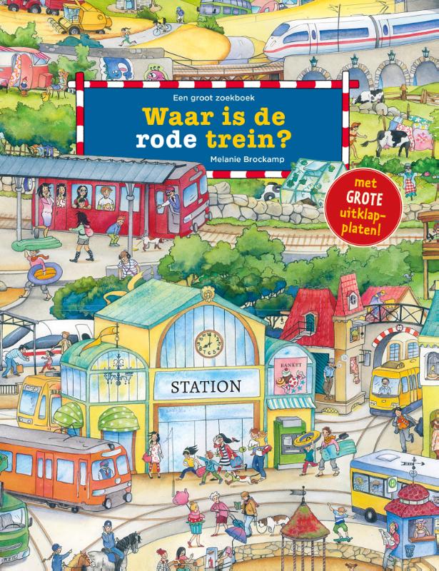 Omslag van Waar is de rode trein?