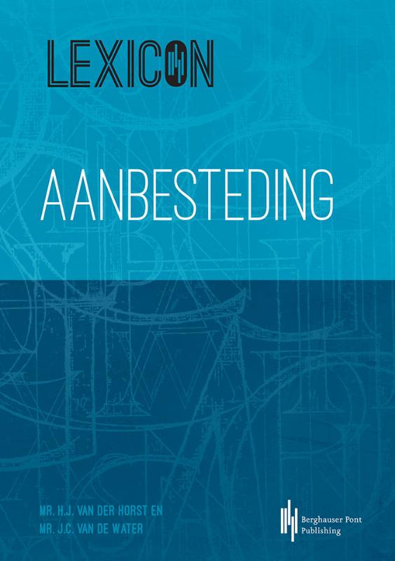 Omslag van Lexicon aanbesteding