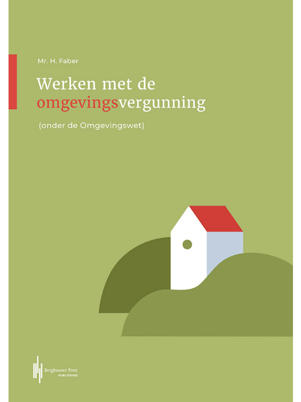 Omslag van Werken met de Omgevingsvergunning