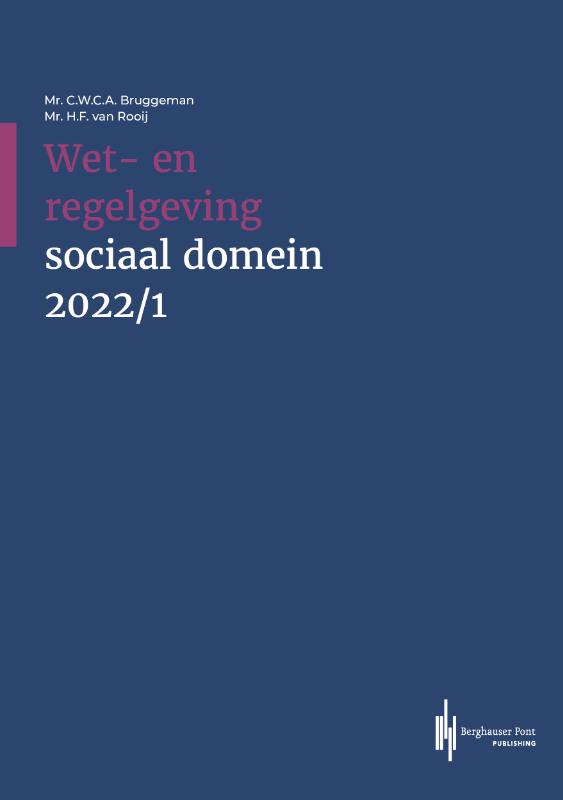 Omslag van Wet- en regelgeving sociaal domein 2022/1