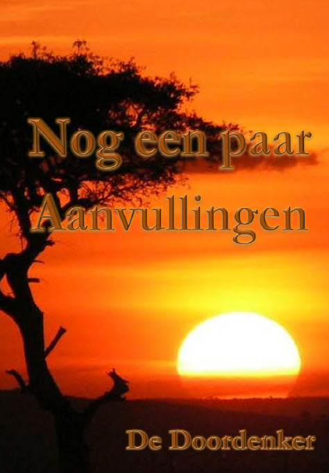 Omslag van Nog een paar aanvullingen