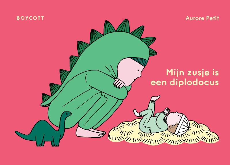 Omslag van Mijn zusje is een diplodocus