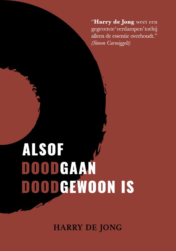 Omslag van Alsof doodgaan doodgewoon is