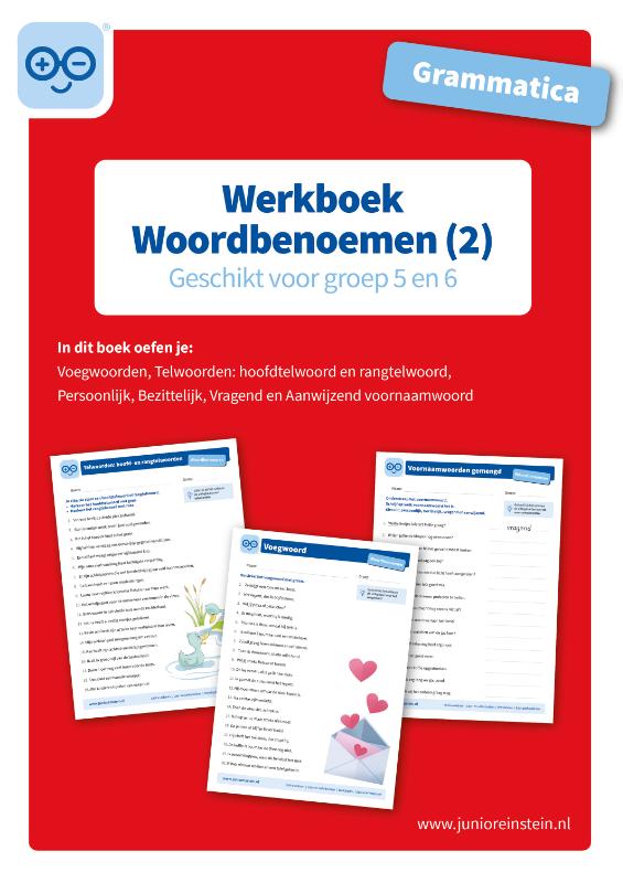 Omslag van Werkboek Woordbenoemen Grammatica deel 2 Groep 5 en 6