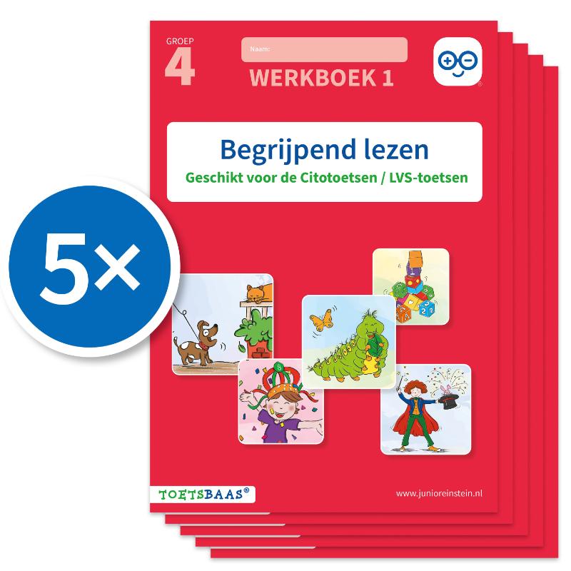 Omslag van Begrijpend lezen werkboek 1 (Set van 5)