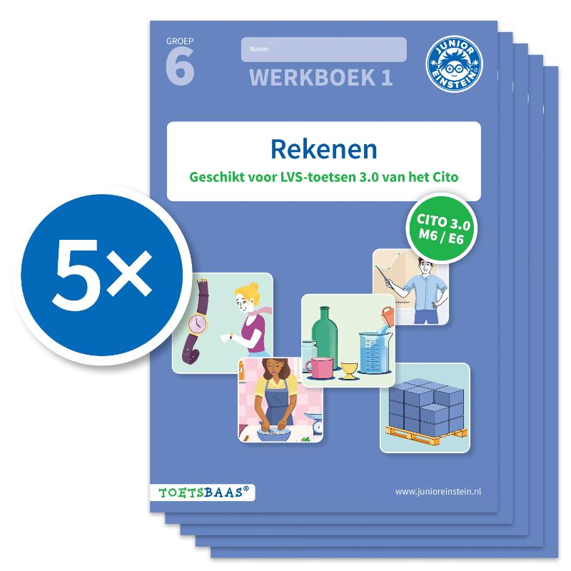 Omslag van Rekenen werkboek 1 (Set van 5)