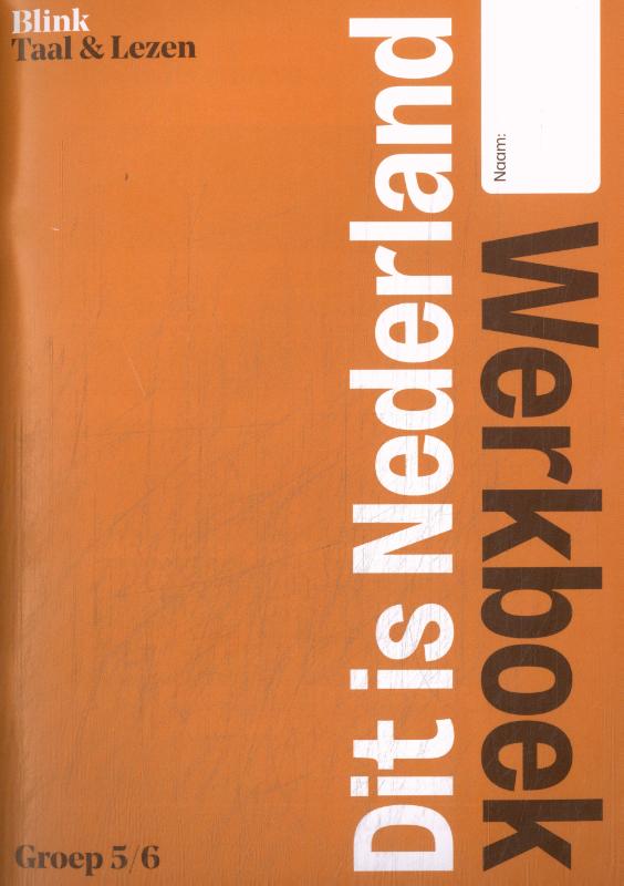 Omslag van werkboek