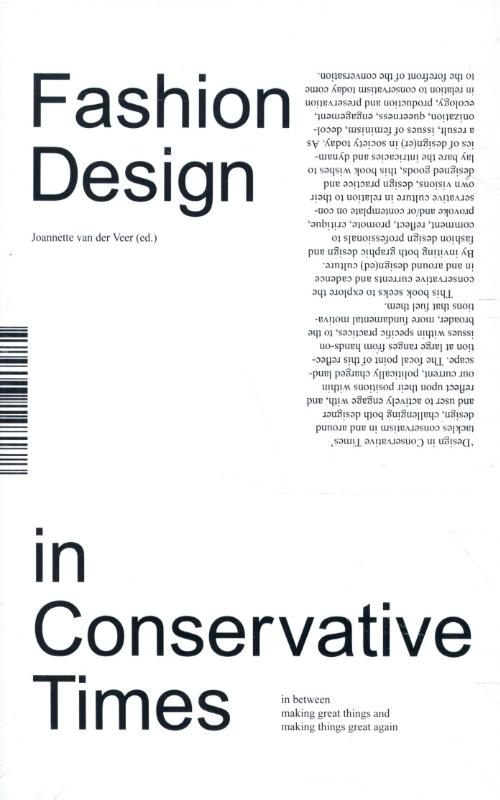 Omslag van Design in conservative times