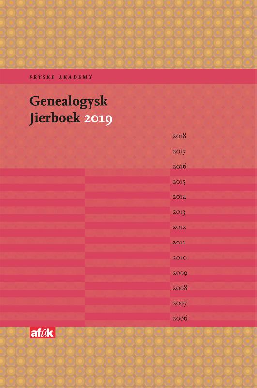 Omslag van Genealogysk Jierboek 2019