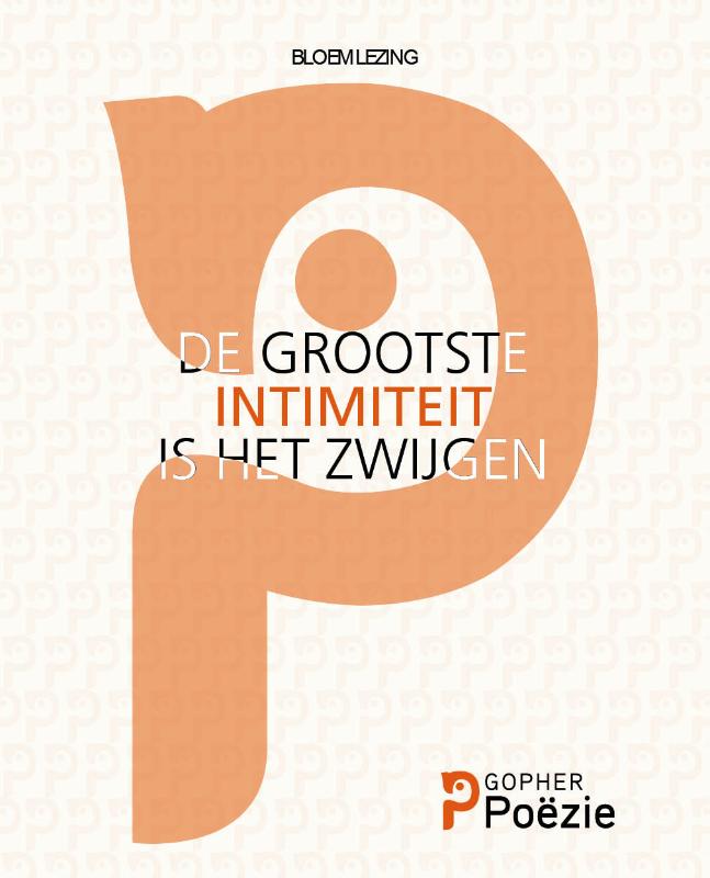 Omslag van De grootste intimiteit is het zwijgen