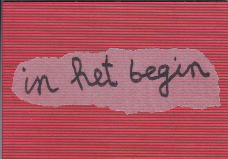 Omslag van In het begin
