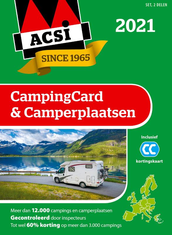 Omslag van ACSI CampingCard & Camperplaatsen 2021