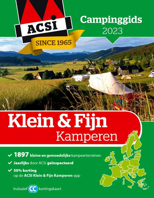 Omslag van Klein & Fijn Kamperen 2023