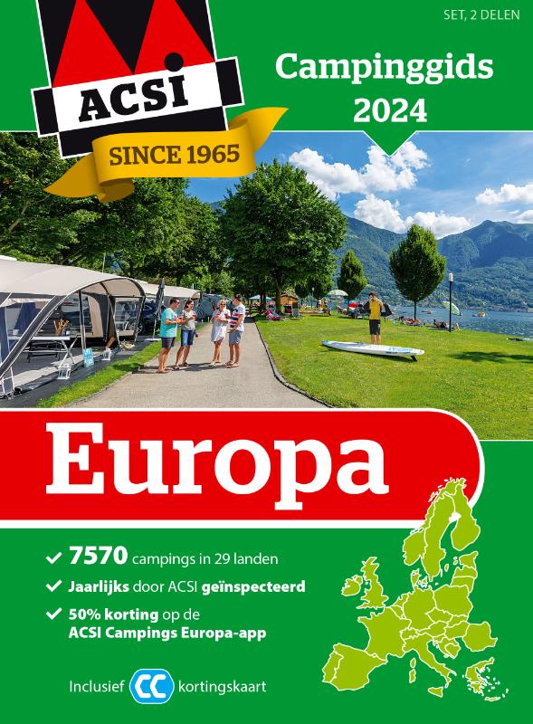 Omslag van ACSI Campinggids Europa 2024