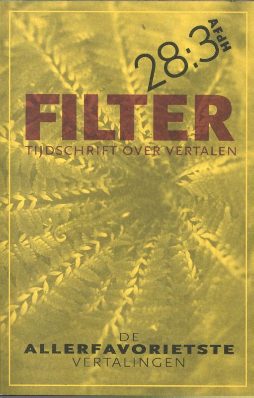 Omslag van Filter 28:3