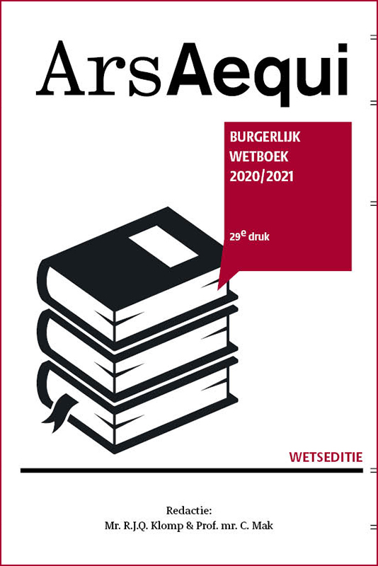 Omslag van Burgerlijk wetboek 2020/2021