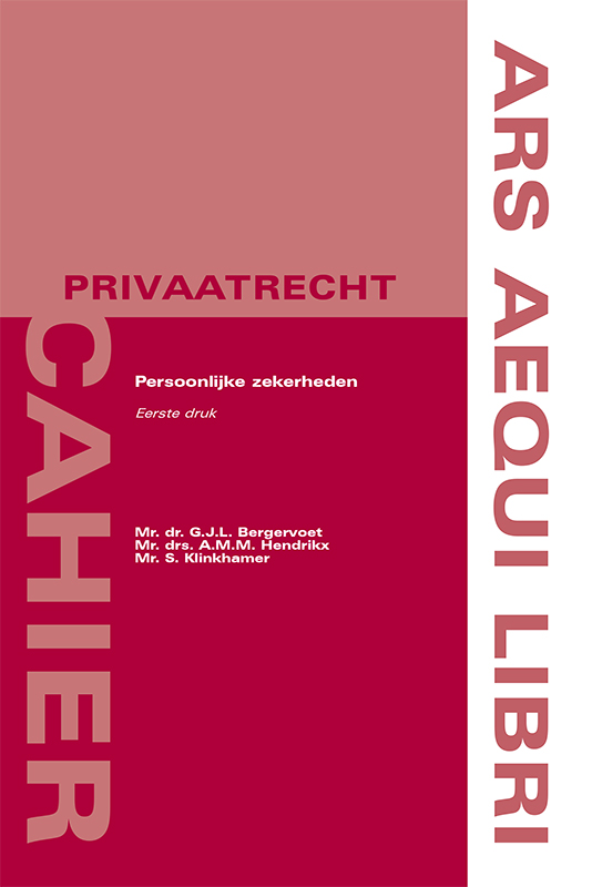 Omslag van Persoonlijke zekerheden