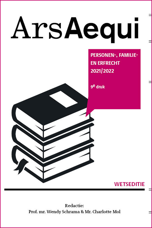 Omslag van Personen-, familie- & erfrecht 2021-2022