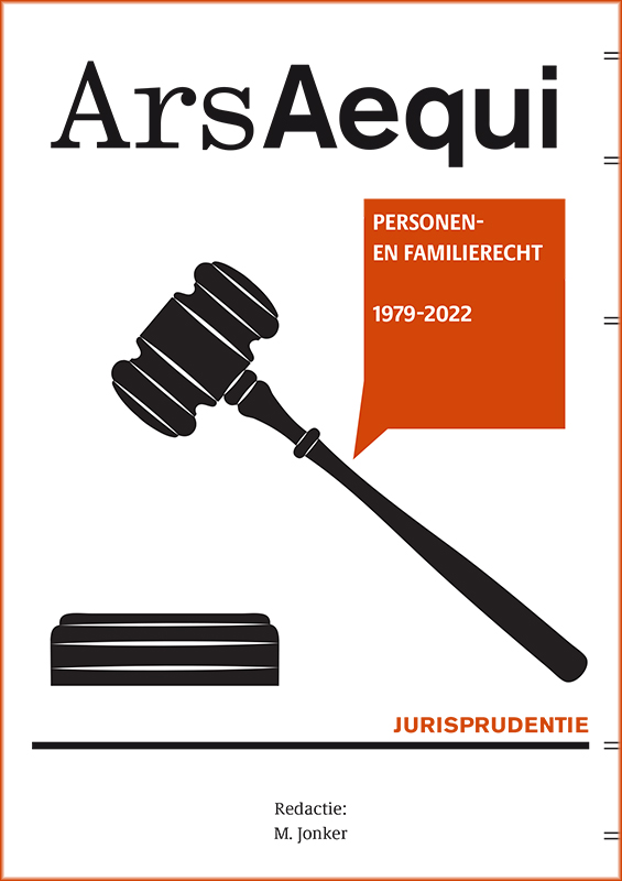 Omslag van Jurisprudentie Personen- & familierecht 1979-2022