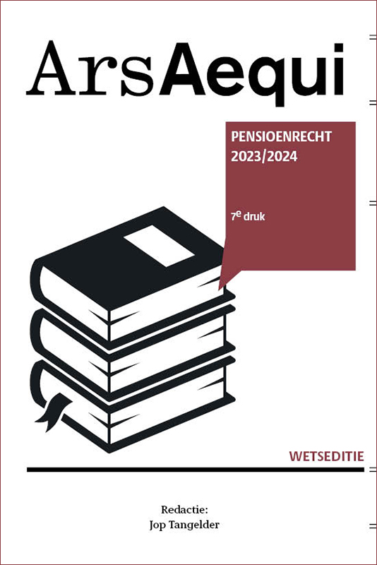Omslag van Pensioenrecht 2023/2024