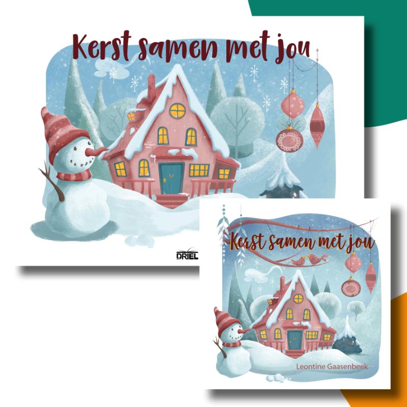 Omslag van Kerst samen met jou kamishibai vertelplaten + boek