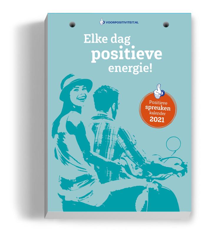 Omslag van Scheurkalender positieve spreuken 2021