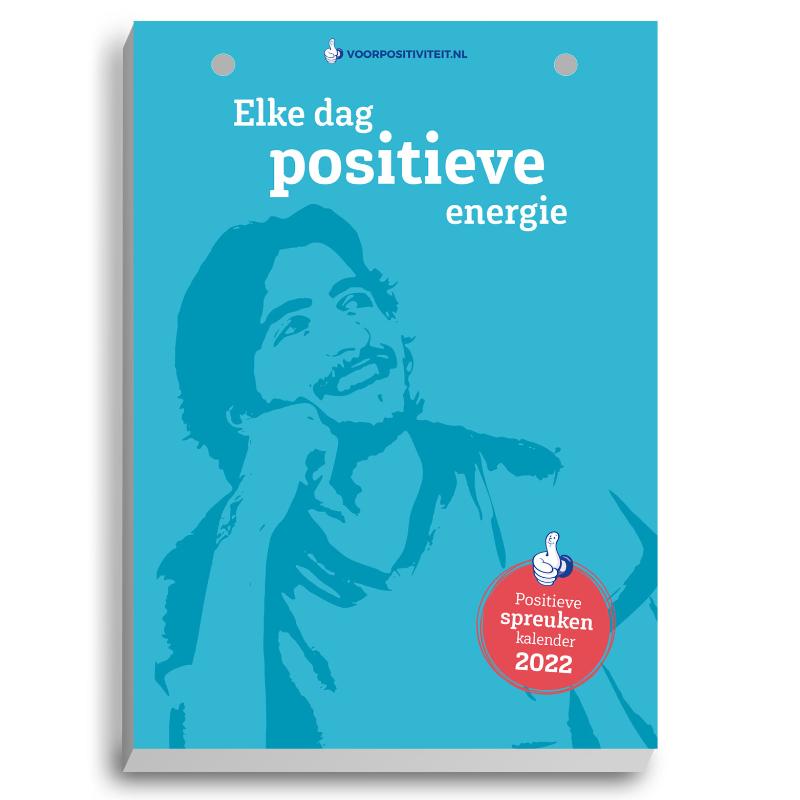 Omslag van Scheurkalender positieve spreuken 2022