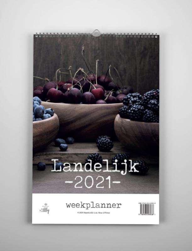Omslag van Landelijk weekplanner 2021