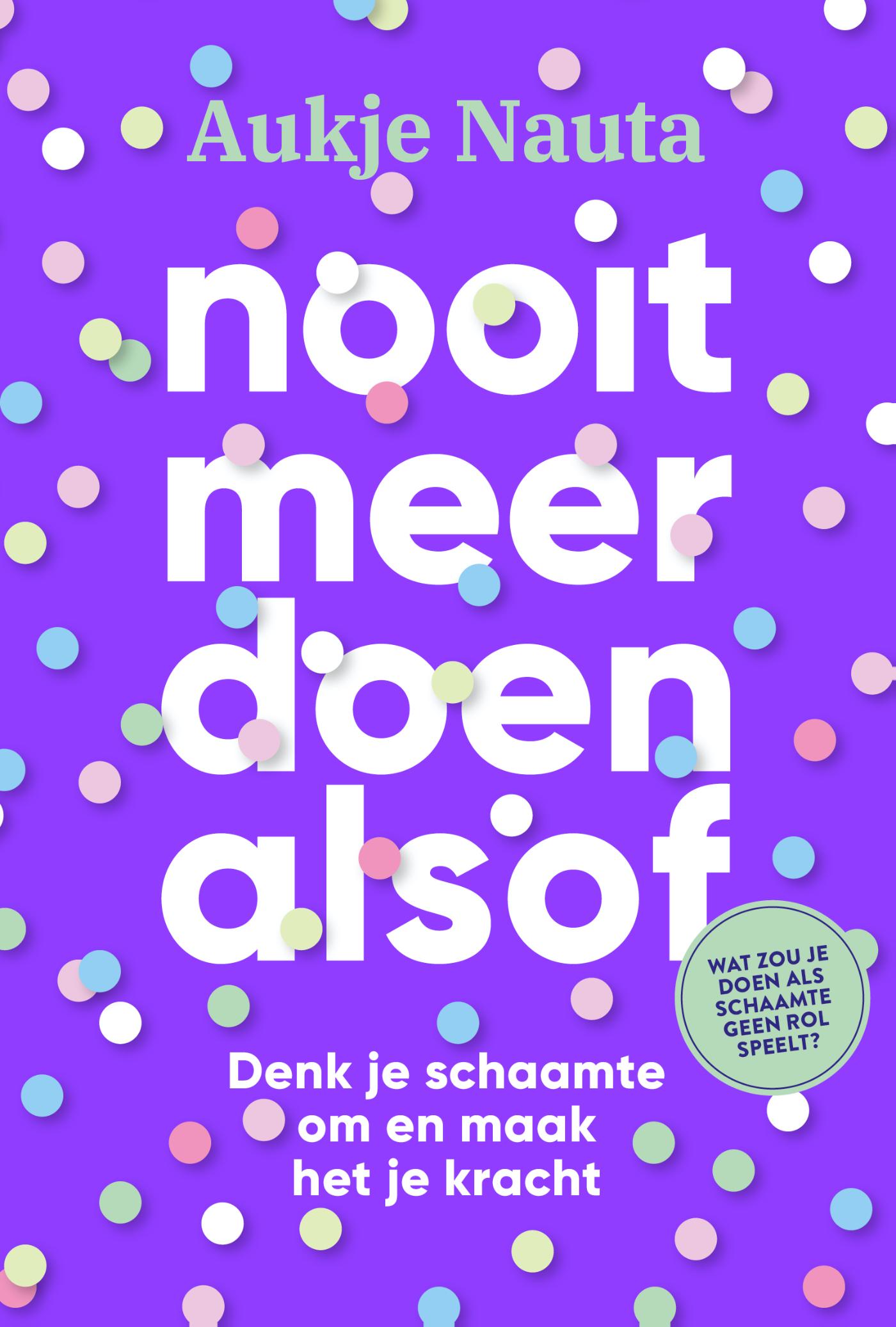Omslag van Nooit meer doen alsof