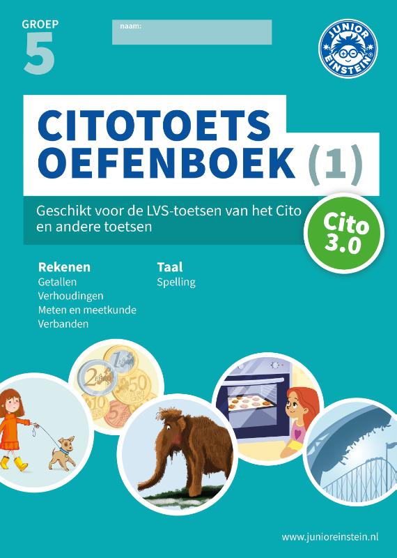 Omslag van Citotoets Oefenboek deel 1 groep 5