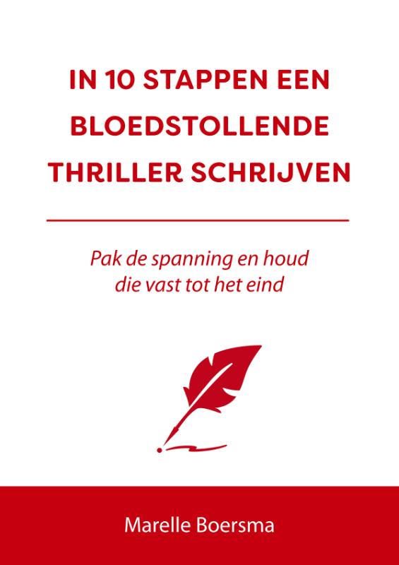 Omslag van In 10 stappen een bloedstollende thriller schrijven