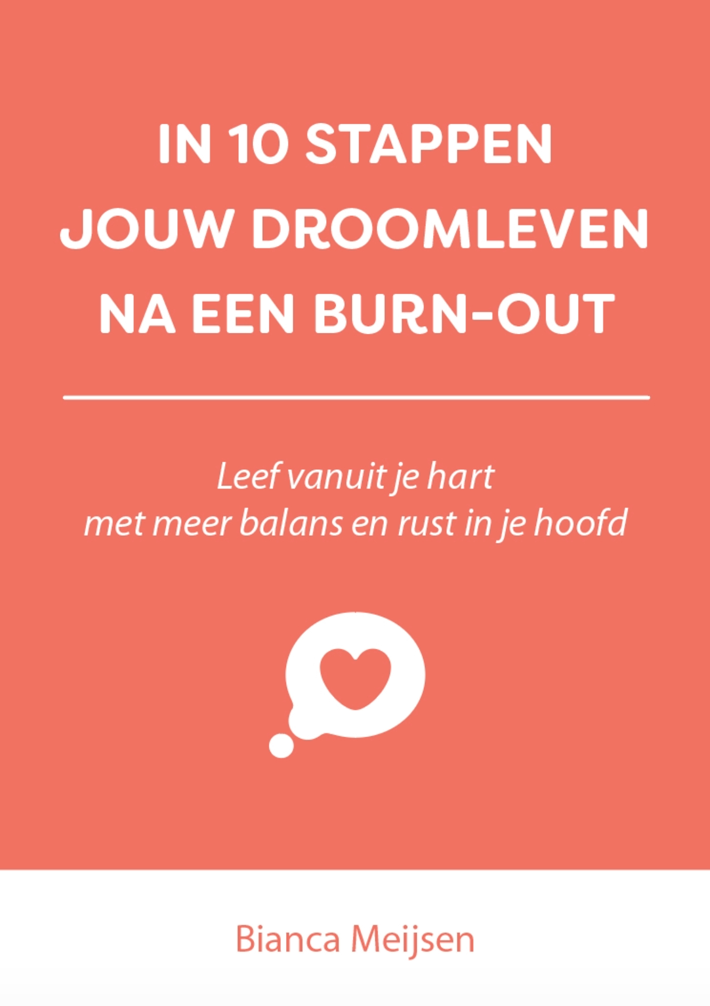 Omslag van In 10 stappen een droomleven na een burn-out