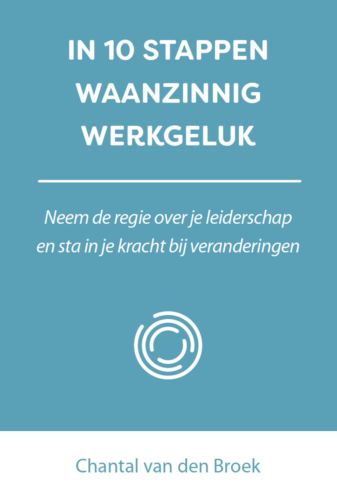 Omslag van In 10 stappem waanzinnig werkgeluk