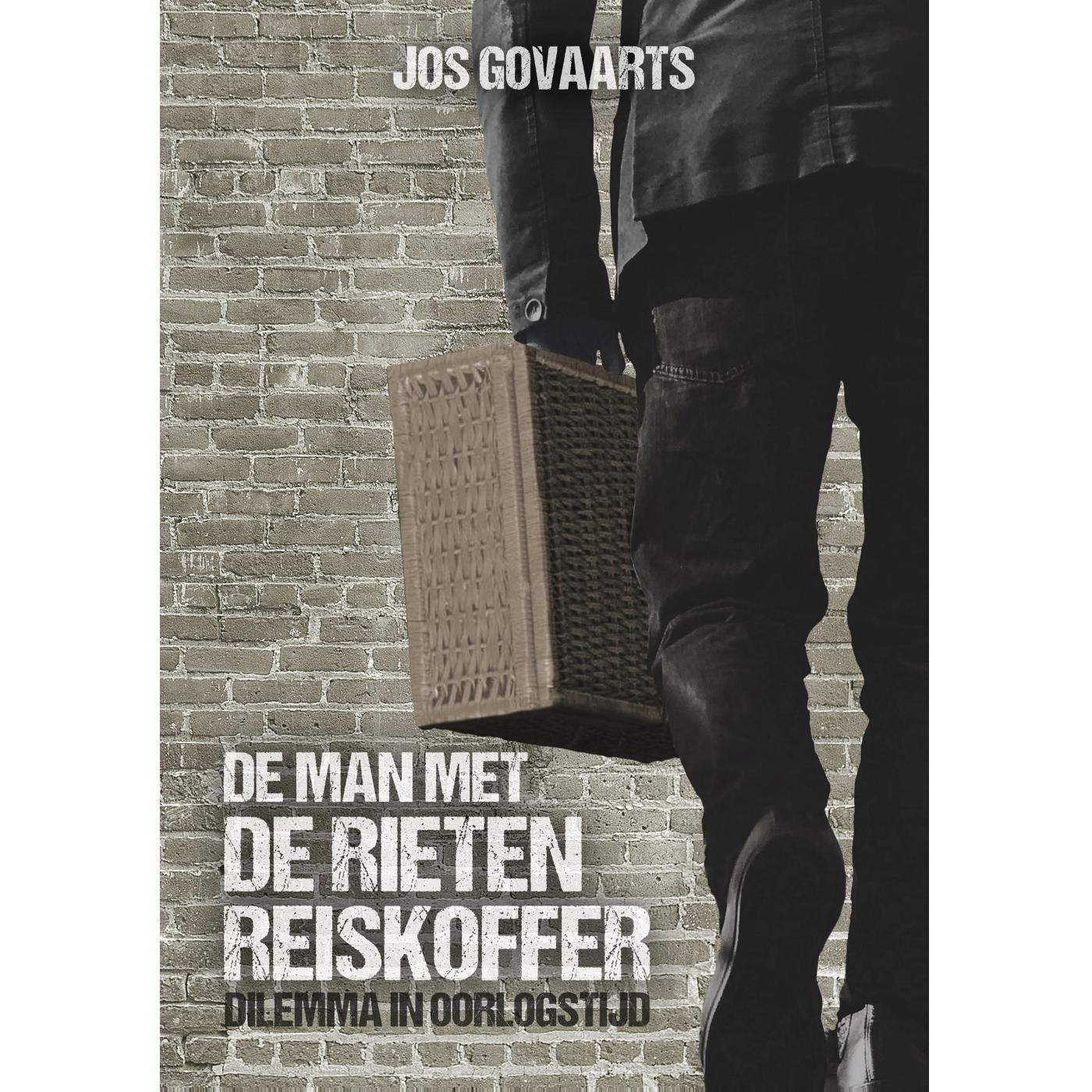 Omslag van De man met de rieten reiskoffer