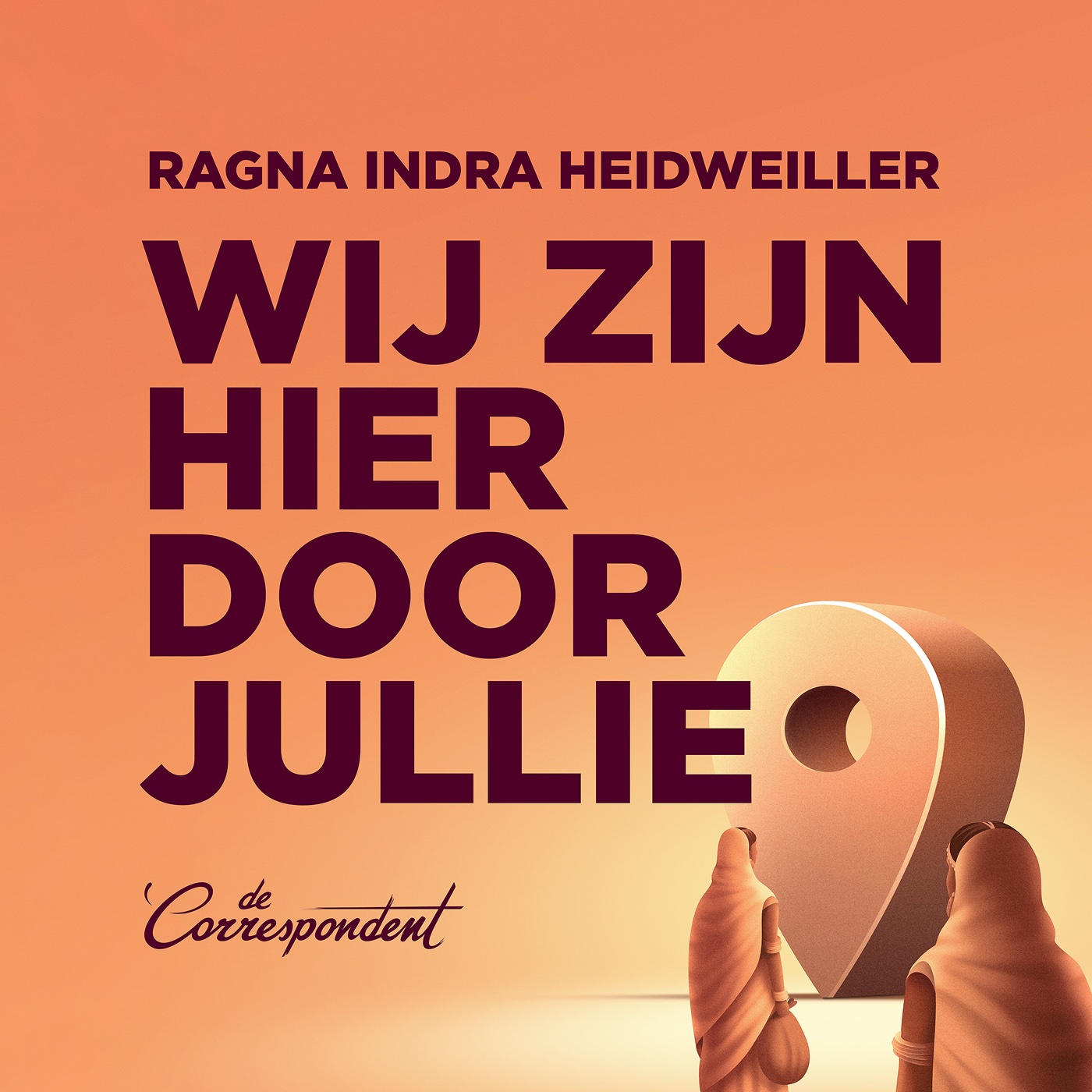 Omslag van Wij zijn hier door jullie