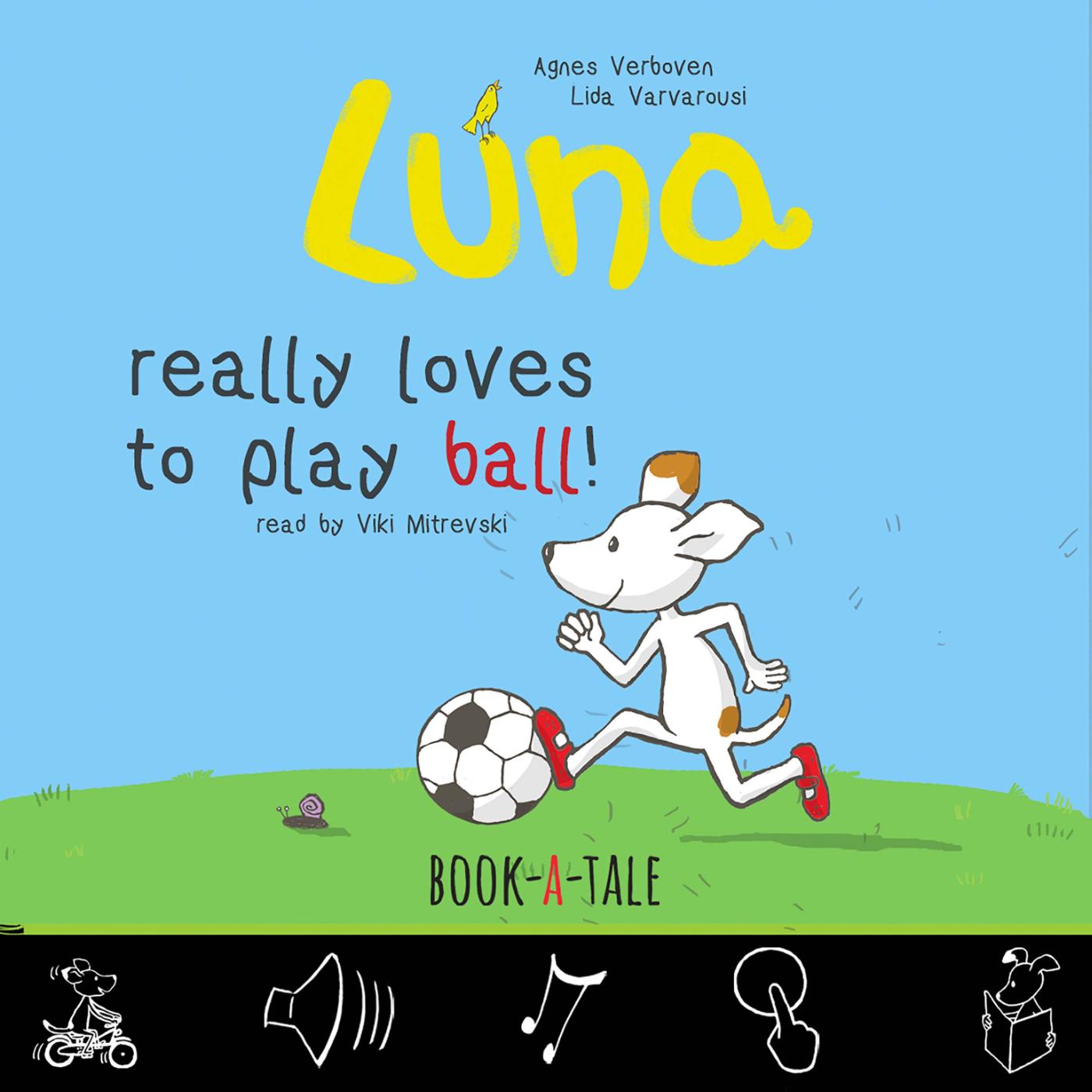 Omslag van Luna really loves to play ball!