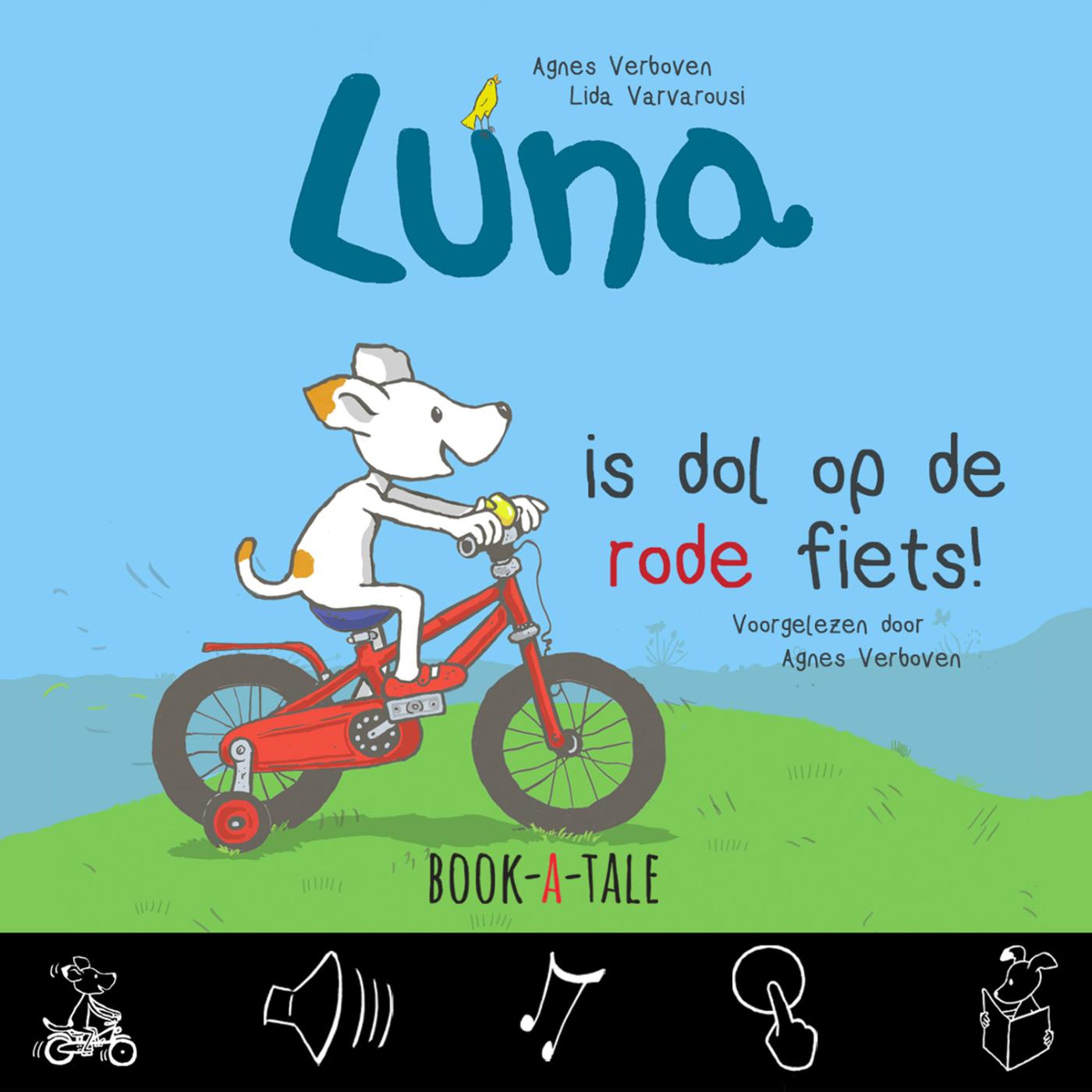 Omslag van Luna is dol op de rode fiets