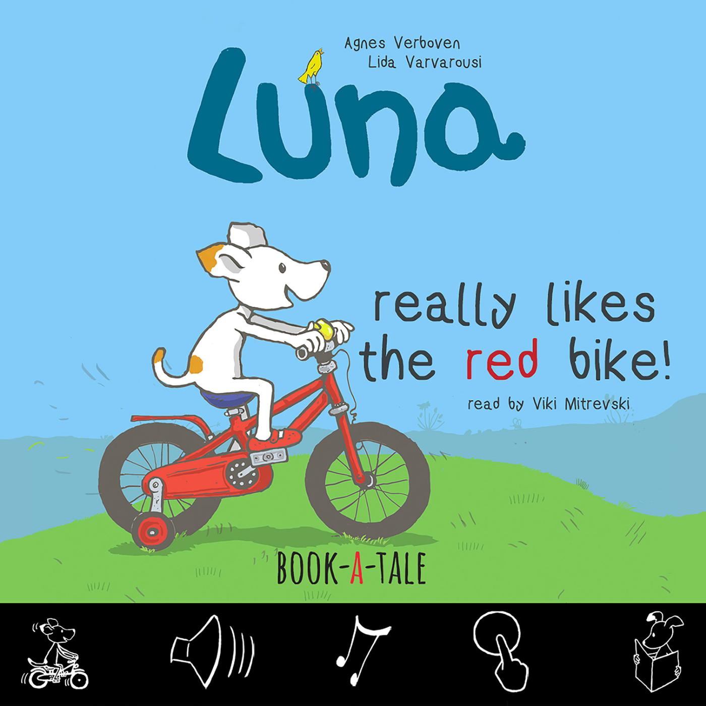 Omslag van Luna really likes the red bike!