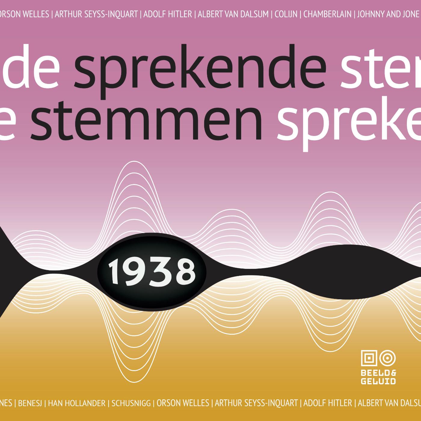 Omslag van Sprekende stemmen 1938