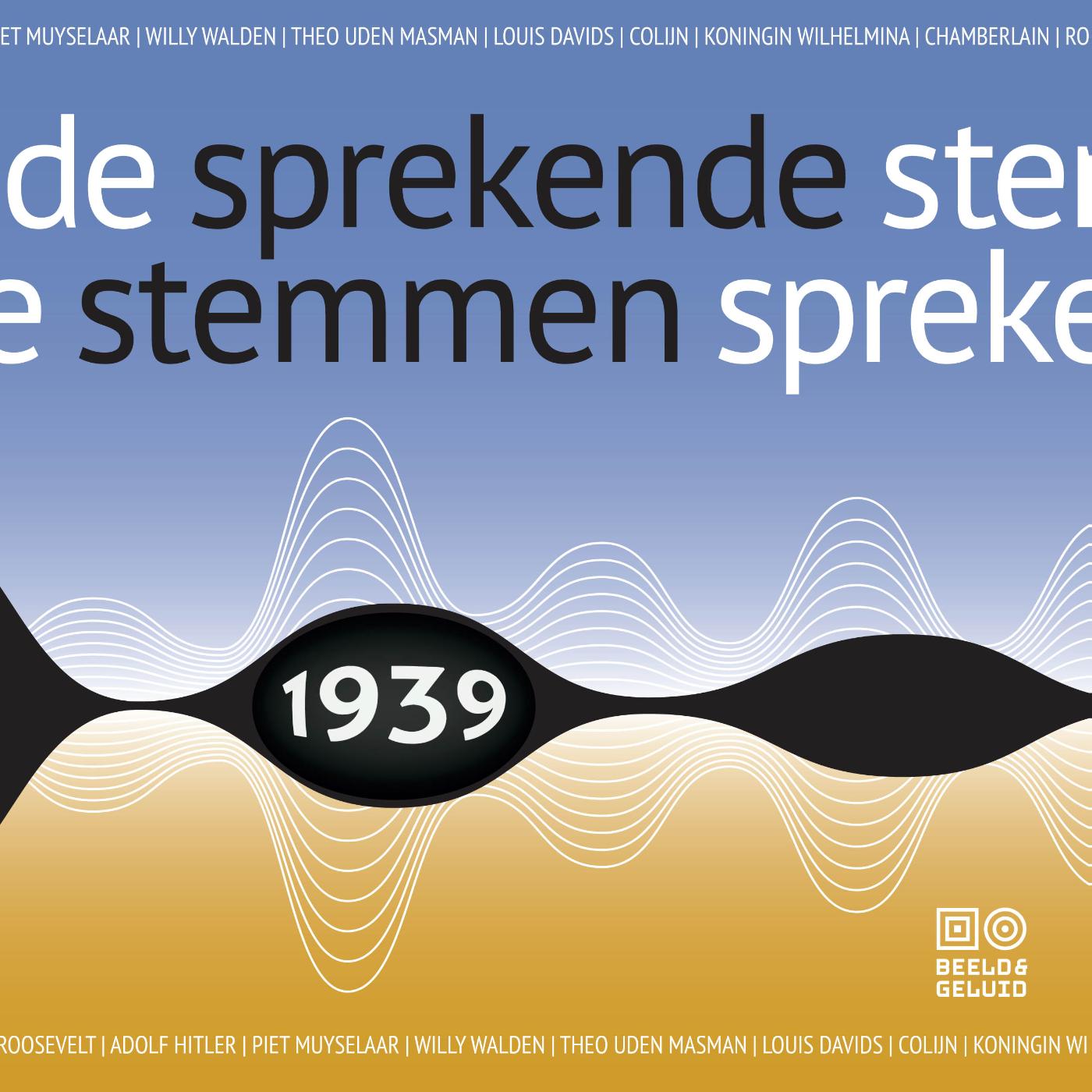 Omslag van Sprekende stemmen 1939