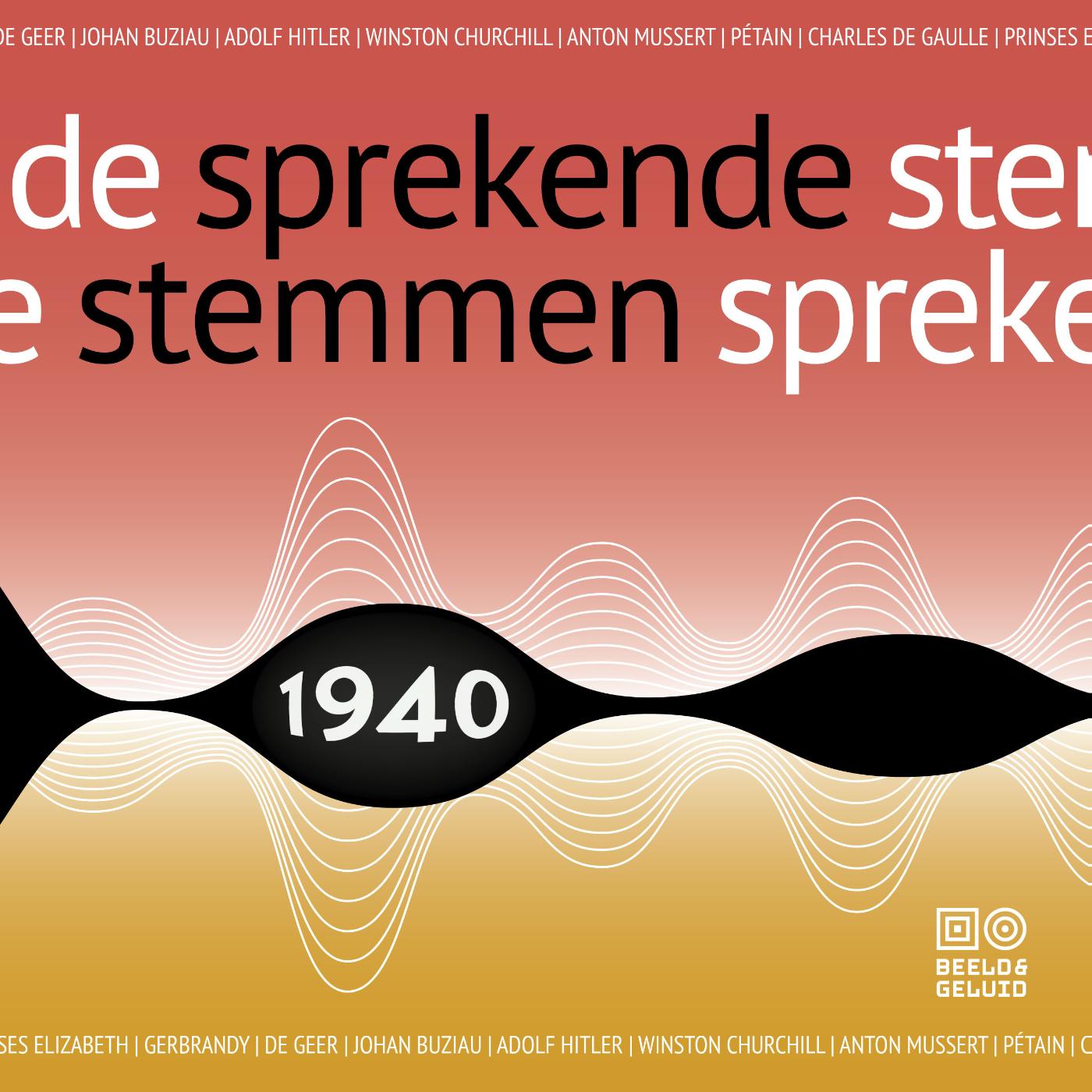 Omslag van Sprekende stemmen 1940