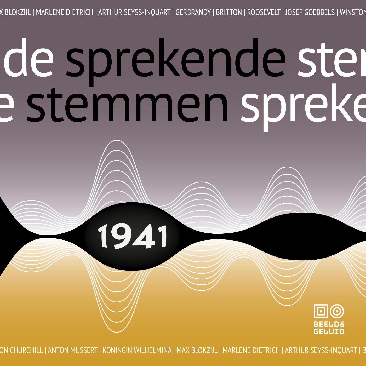 Omslag van Sprekende stemmen 1941