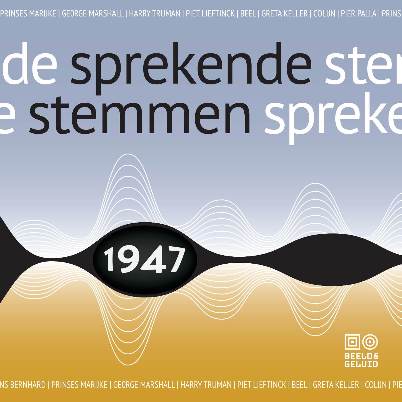 Omslag van Sprekende stemmen 1947