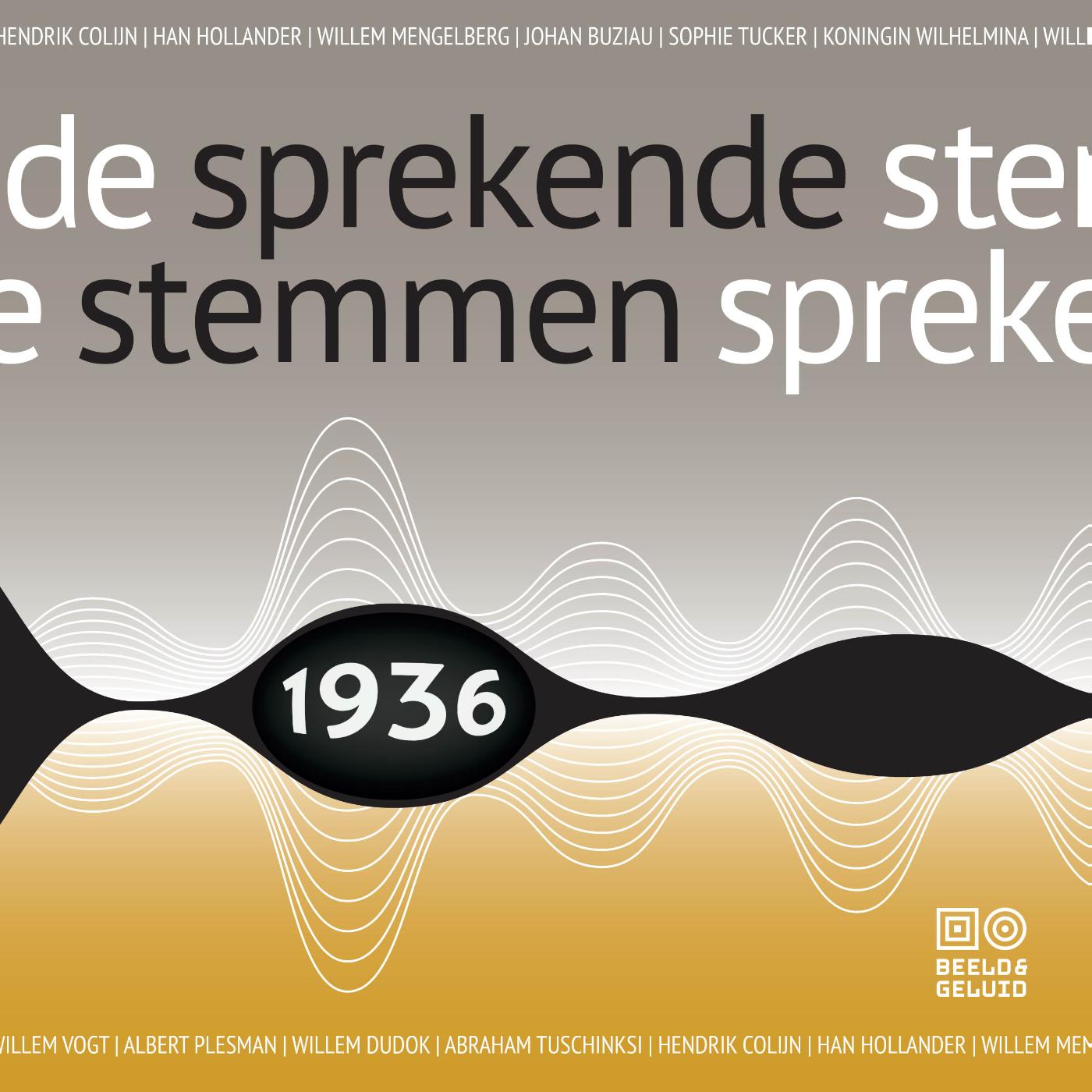 Omslag van Sprekende stemmen 1936
