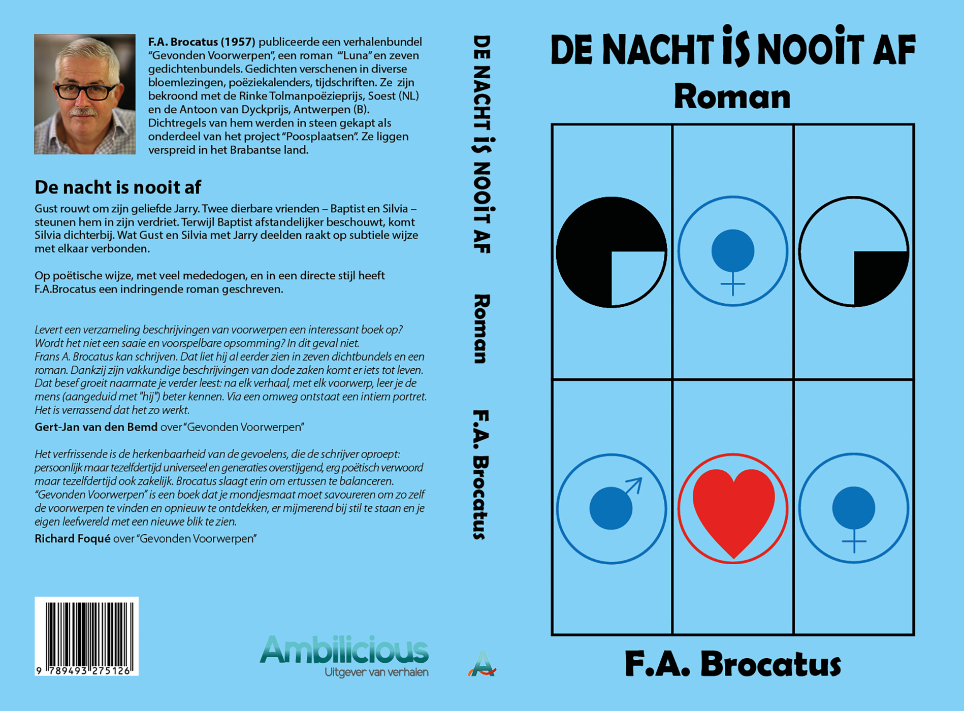 Omslag van De nacht is nooit af